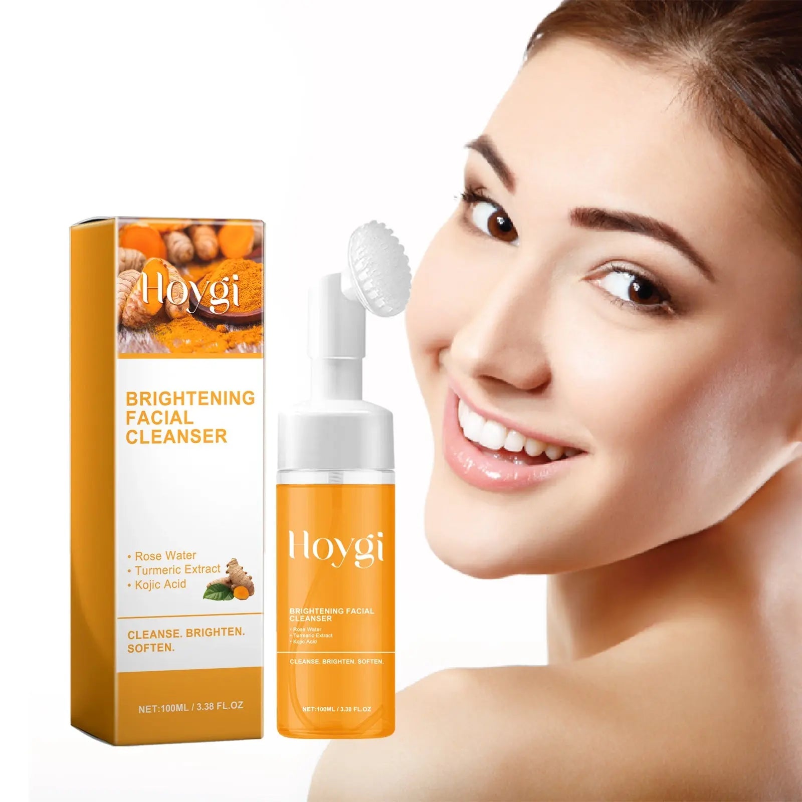 Brightening Facial Cleanser, Deep Clean Facial Skin Fade Acne Mark Acne Mark Moisturizing Whitening Beauty V.I.P Digital Presence