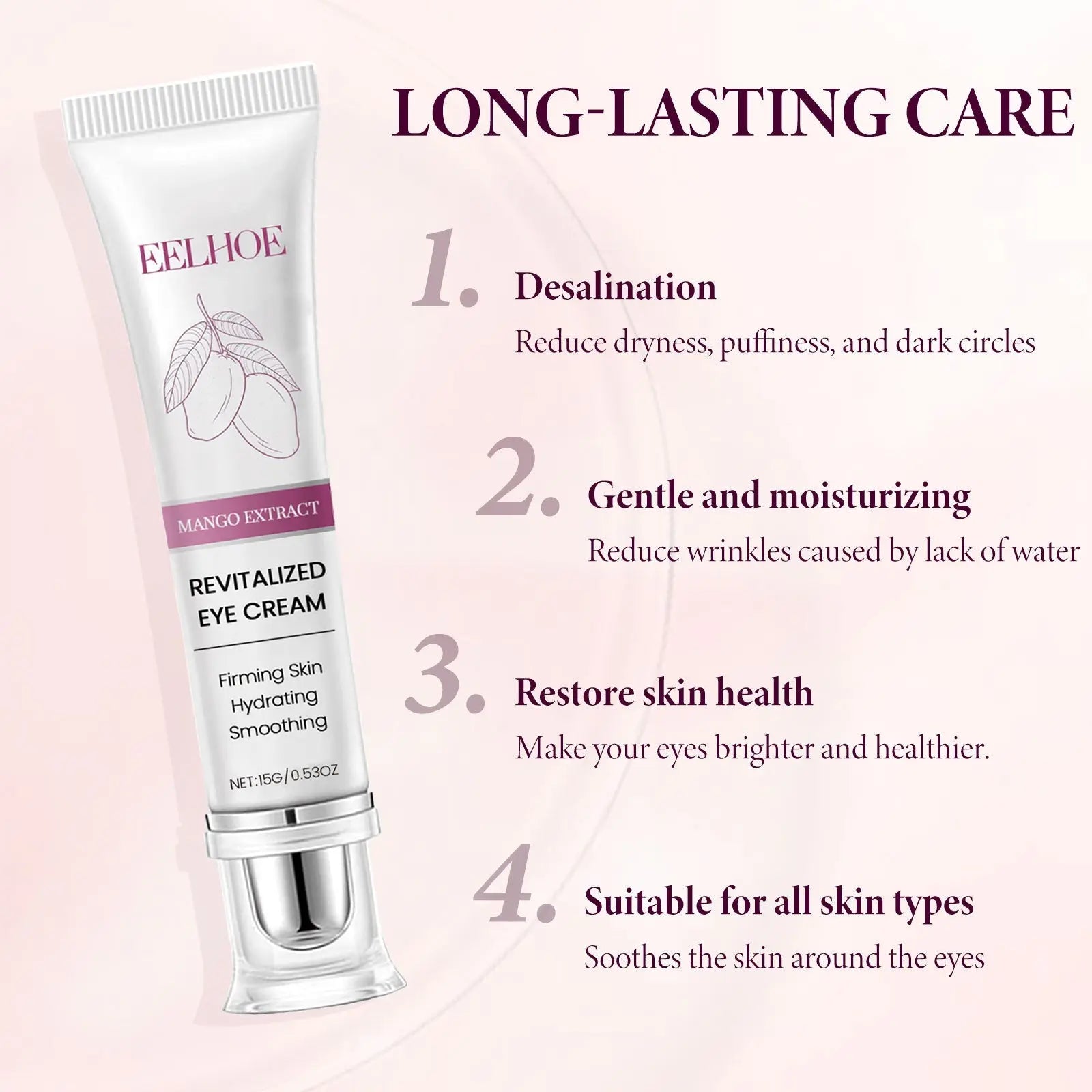 Mango Eye Cream Reduces Fine Lines Of Crow's Feet Bags And Gently Nourishes Elasticity And Tightens The Skin Around Eyes V.I.P Digital Presence