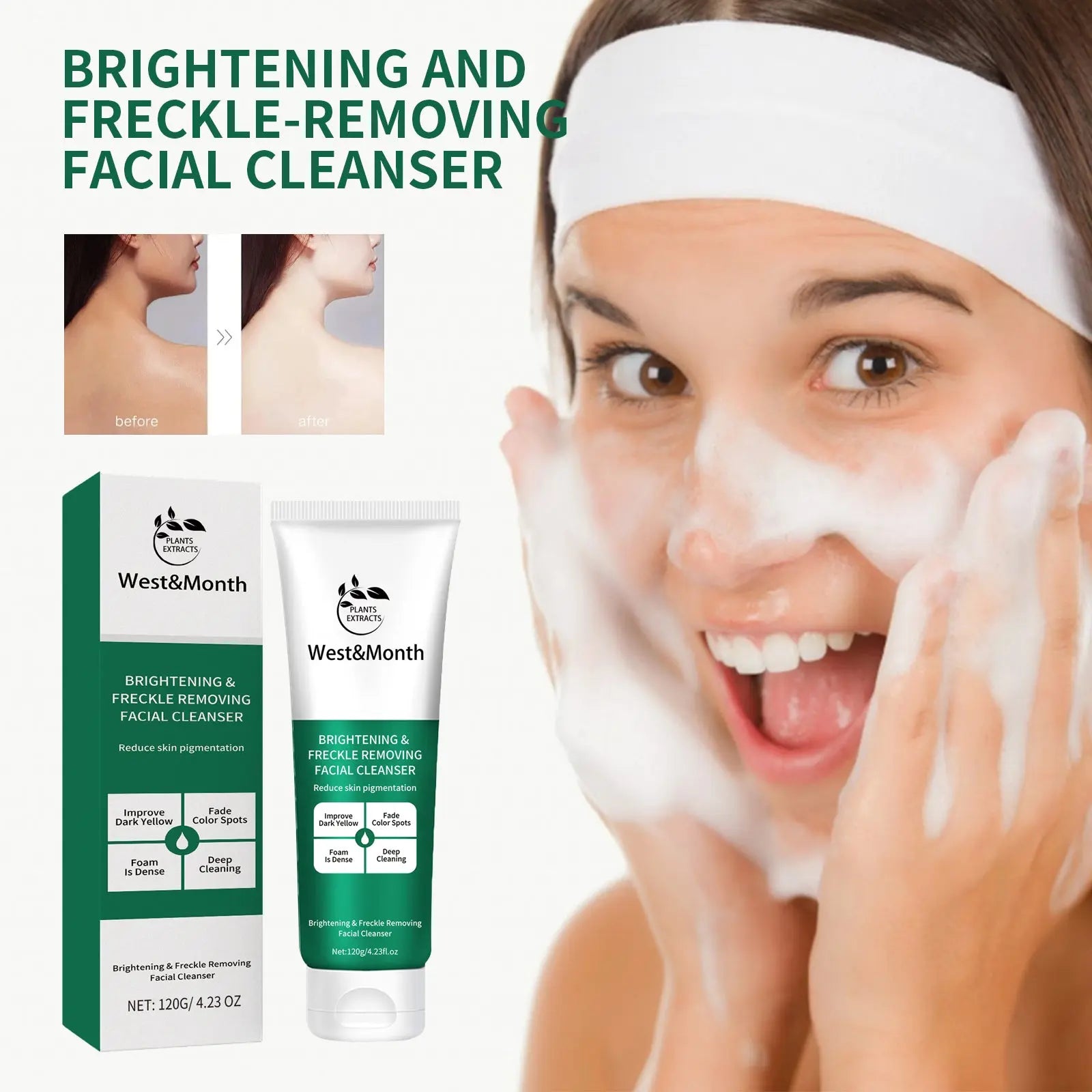 Brightening And Freckle-removing Facial Cleanser, Cleansing And Brightening Skin Moisturizing And Non-tightening Cleanser V.I.P Digital Presence