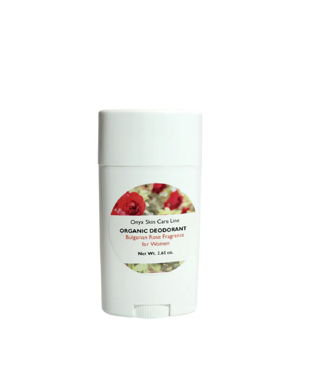 ORGANIC DEODORANT- BULGARIAN ROSE FRAGRANCE - FOR WOMEN Onyx Skin Care Line