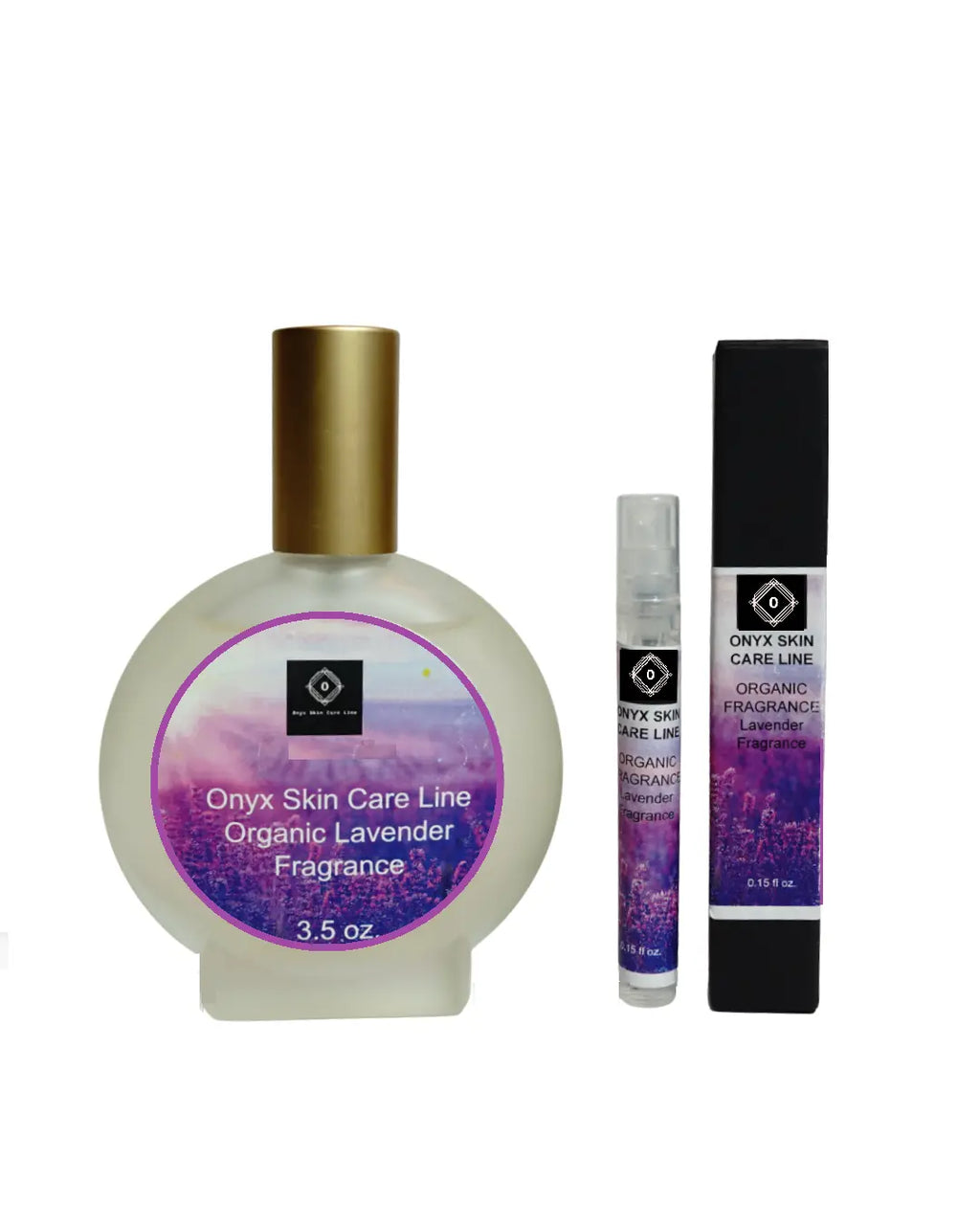 Organic Vegan Lavender Fragrance Onyx Skin Care Line