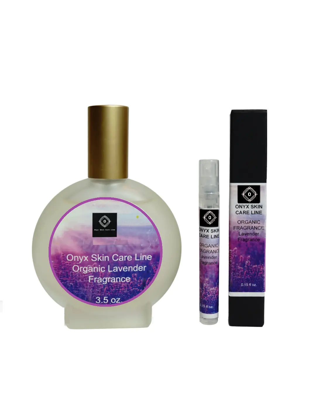 Organic Vegan Lavender Fragrance Onyx Skin Care Line