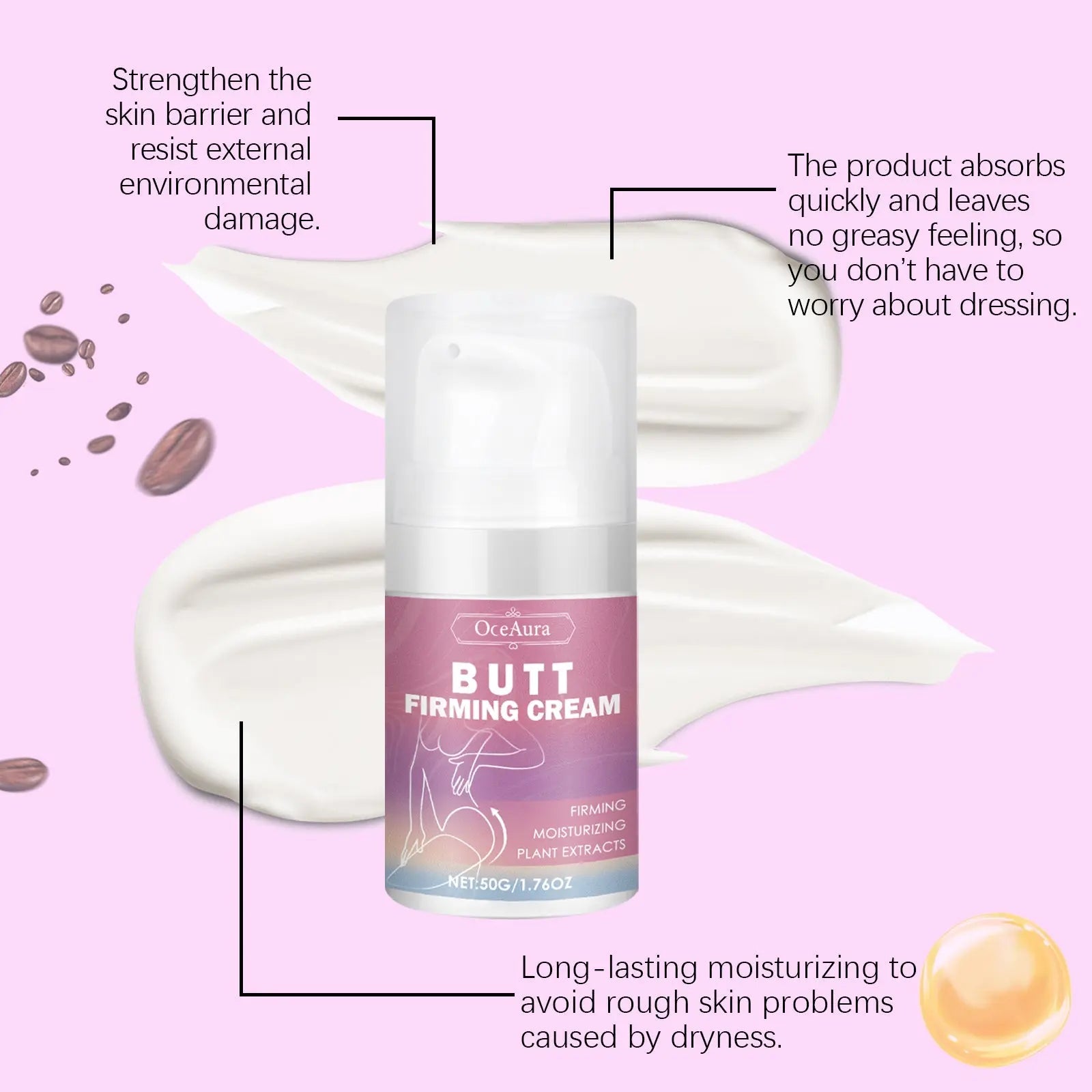 Butt Lift And Shape Care Cream, Lift, Tighten And Plump Butt Line Skin Care Body Care Cream V.I.P Digital Presence