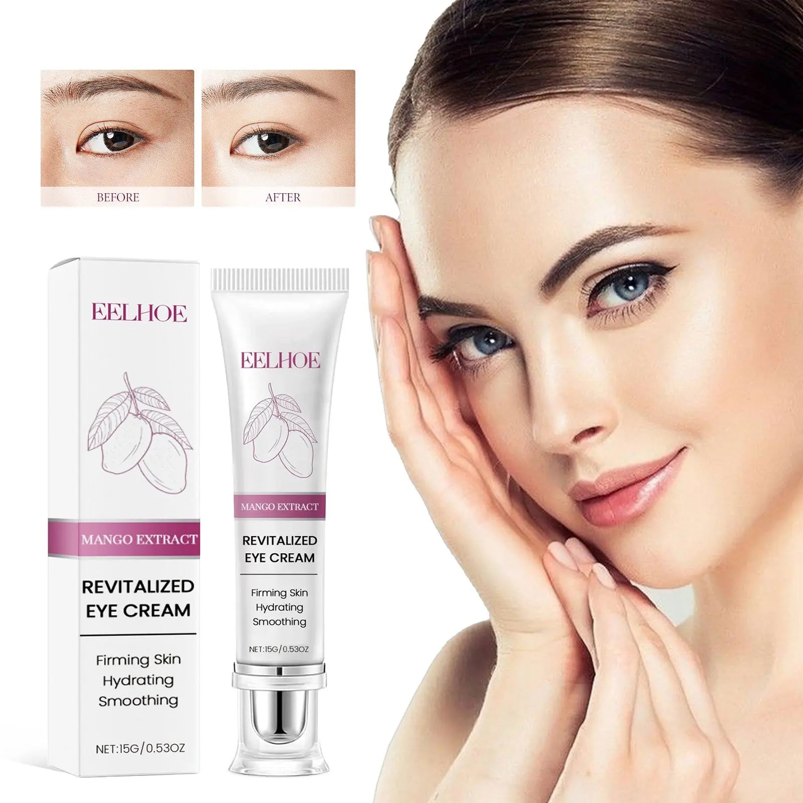 Mango Eye Cream Reduces Fine Lines Of Crow's Feet Bags And Gently Nourishes Elasticity And Tightens The Skin Around Eyes V.I.P Digital Presence