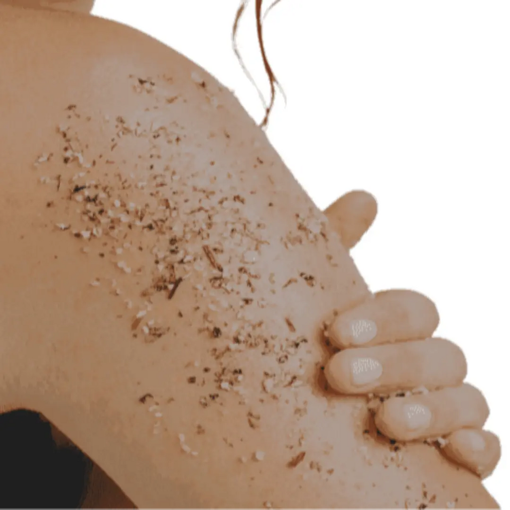 Exfoliating Organic Body Scrub - Lavender Fragrance Onyx Skin Care Line