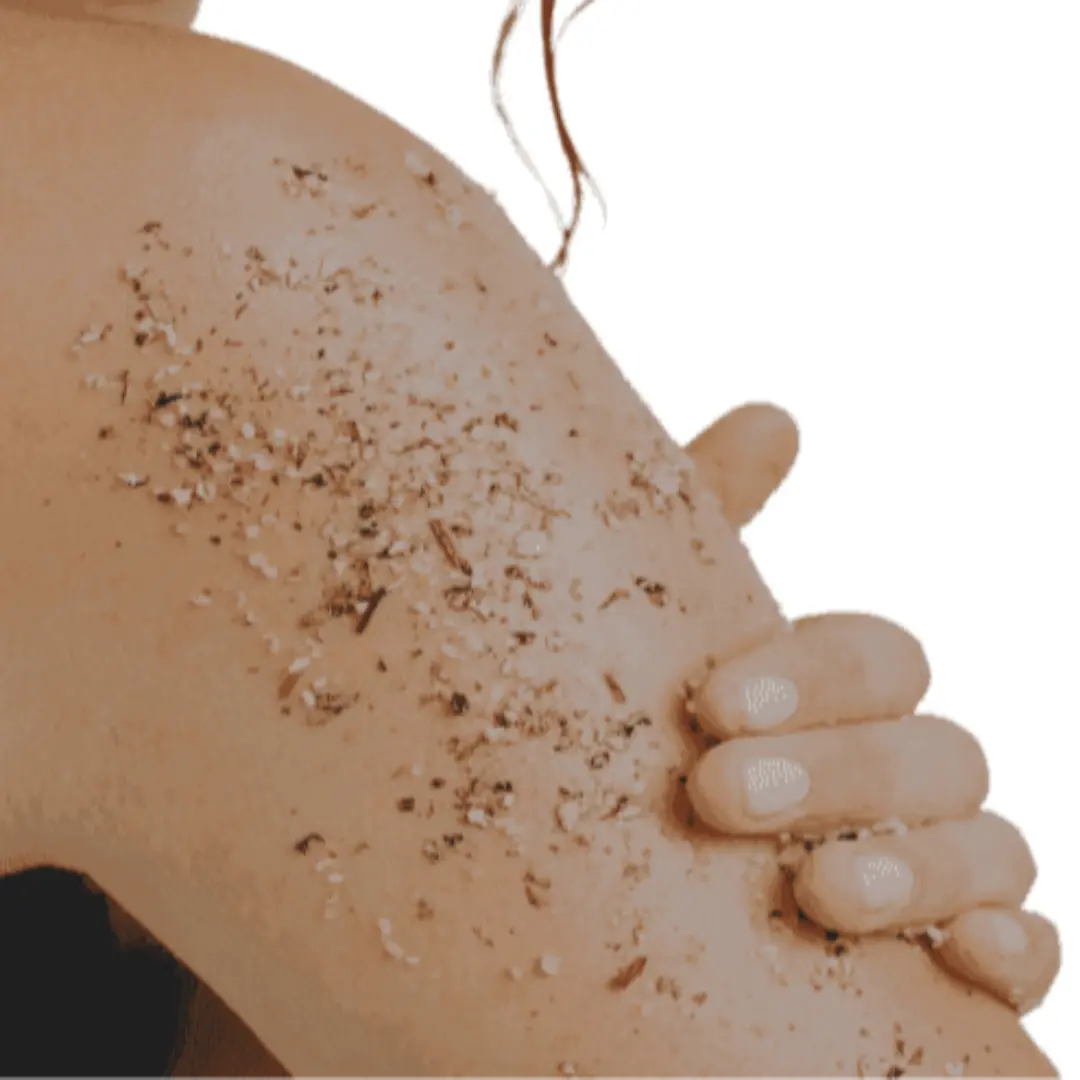 Exfoliating Organic Body Scrub - Lavender Fragrance Onyx Skin Care Line