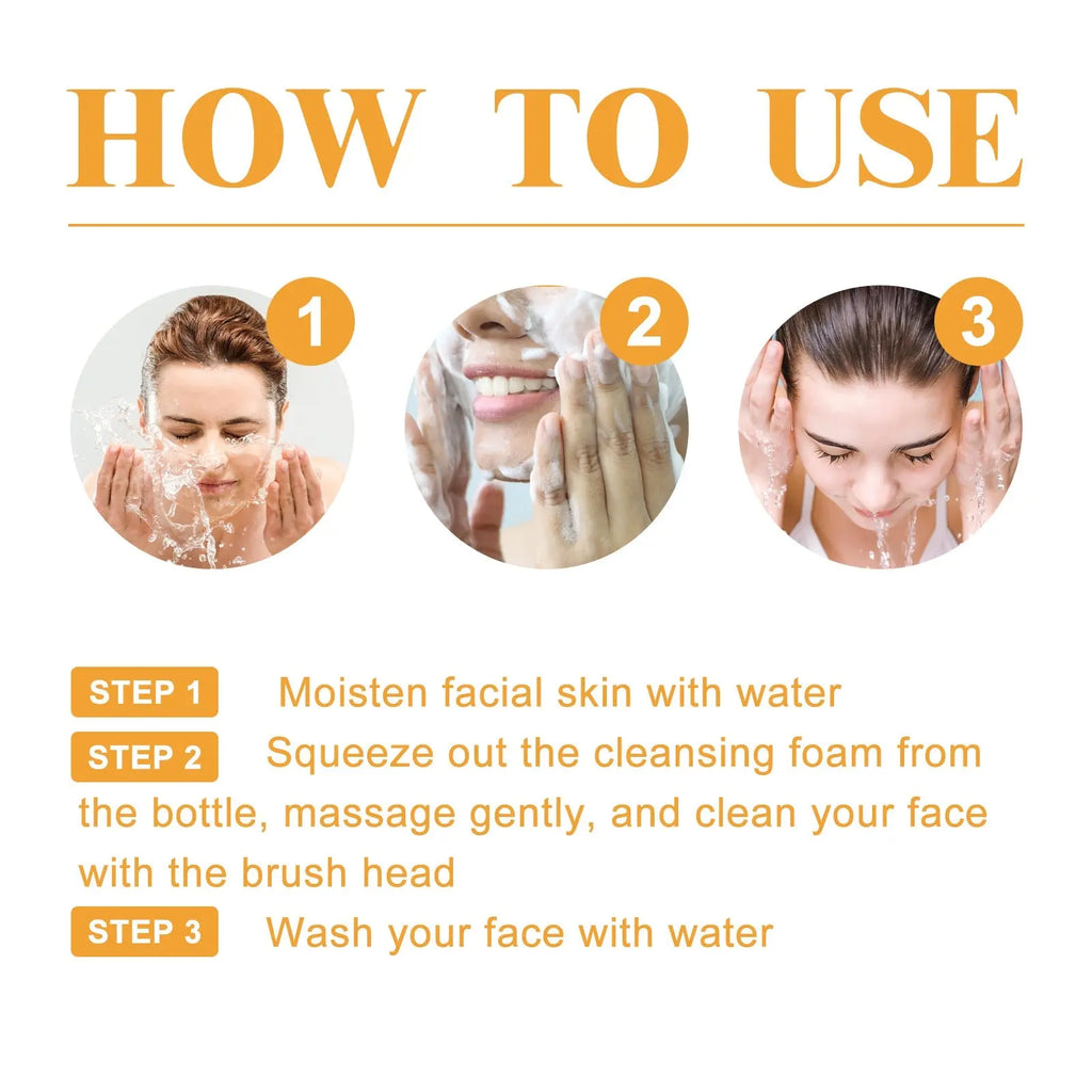 Brightening Facial Cleanser, Deep Clean Facial Skin Fade Acne Mark Acne Mark Moisturizing Whitening Beauty V.I.P Digital Presence