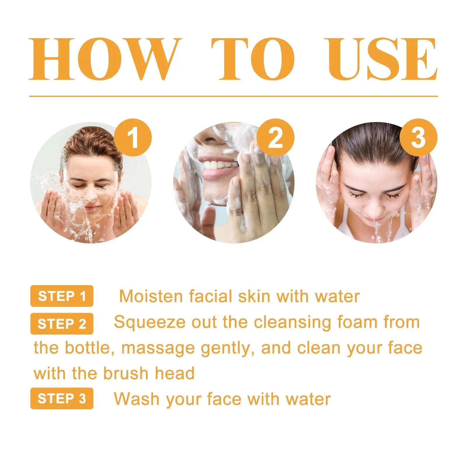 Brightening Facial Cleanser, Deep Clean Facial Skin Fade Acne Mark Acne Mark Moisturizing Whitening Beauty V.I.P Digital Presence