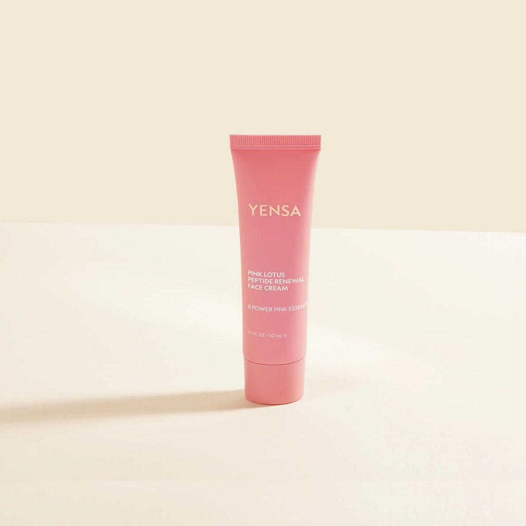 Pink Lotus Peptide Renewal Face Cream YENSA