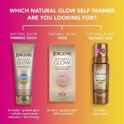 Jergens Glow Moisturizer & Self Tanner SPF 20 2 fl oz Fair to Medium - Imperfect Box This is Beauty US