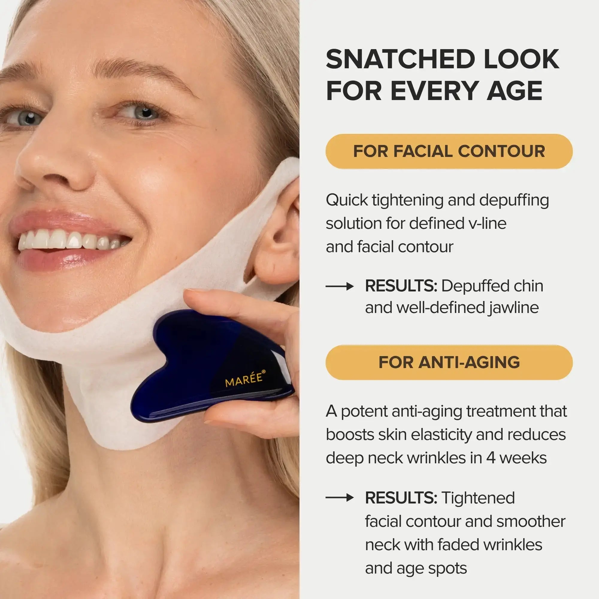 24K Gold V-Line Lifting Mask 20 PCS Maree