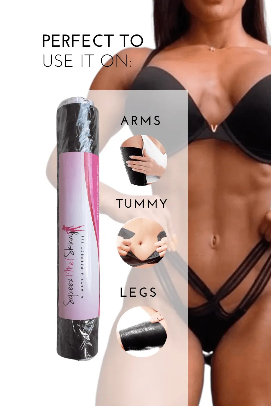 Skin Tightening & Collagen Increasing Thermo Wrap. SqueezMeSkinny