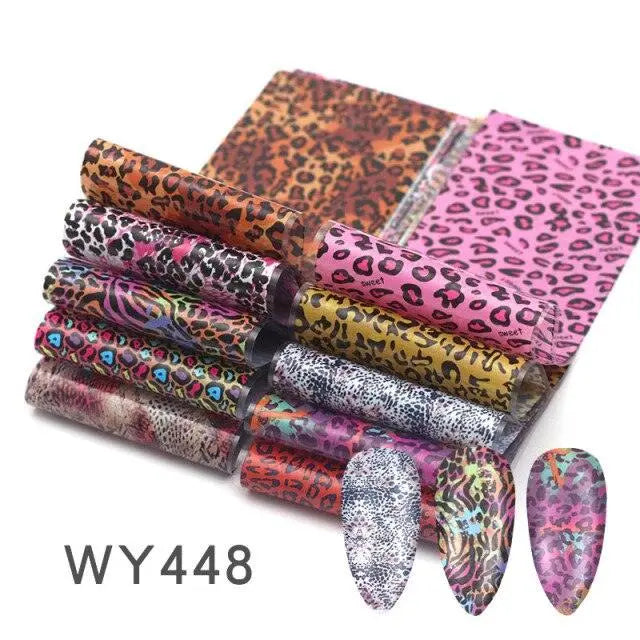 Holographic Nail Foil Transfer Set Sticker Decal Nail Art Foils Designer Marble Nail Decoration Sliders Wraps Manicure  Women Kids Girls Manicure Decoration Nail Art Supplies 3D Self-Adhesive Nail Decals Designer Nail Stickers for Acrylic Nails Stevvex