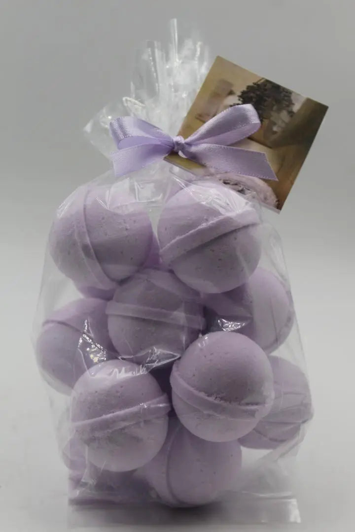 14 bath bombs (select from over 100 fragrances) our Little Bag of Balls (Fragrances A thru D) Spa Pure