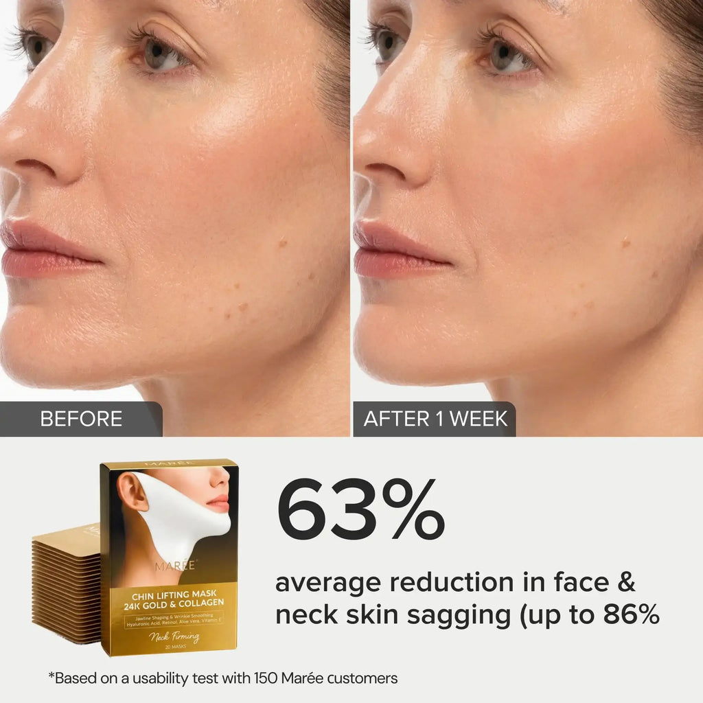 24K Gold V-Line Lifting Mask 20 PCS Maree