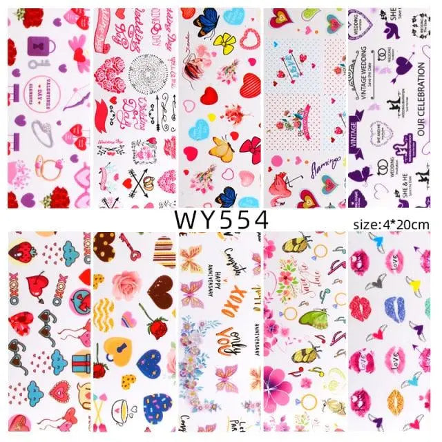Holographic Nail Foil Transfer Set Sticker Decal Nail Art Foils Designer Marble Nail Decoration Sliders Wraps Manicure  Women Kids Girls Manicure Decoration Nail Art Supplies 3D Self-Adhesive Nail Decals Designer Nail Stickers for Acrylic Nails Stevvex